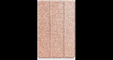 Shop4 - Geschikt voor Samsung Galaxy Tab A7 10.4 (2020) Hoes - Smart Book Case Rosé goud