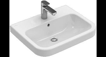 Villeroy & Boch Architectura wastafel - 60x47cm - met kraangat met overloop wit