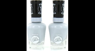 Sally Hansen Miracle Gel Nagellak - 260 Greyfitti (2 Stuks)