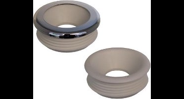 Solar Euromanchet 14W 55 Mm Recht Wit Tpe, 32 Mm Pijp