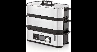 WMF KITCHENminis - Stoomkoker - Compact - 2 Schalen - RVS - Energiezuinig