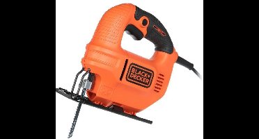 BLACK+DECKER Compacte 400W decoupeerzaag. rechte zaagsneden. bochten en 45° afschuinen - KS501-QS