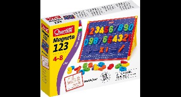 Quercetti magneetbord - Magnetisch bord met cijfermagneten - 53-delig