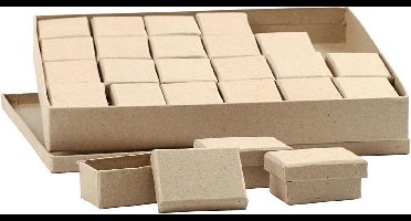 Dozen, H: 3,5 cm, afm 5x7 cm, 24 stuk/ 1 doos