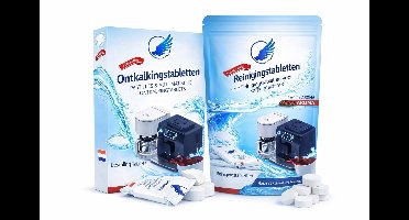 Reinigingstabletten + Ontkalkingstabletten Koffiemachine – 70 + 20 Stuks – Universeel – Voor Jura Siemens Bosch Saeco