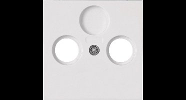 Kopp Athenis – Centraalplaat voor antennecontactdoos (helder wit)