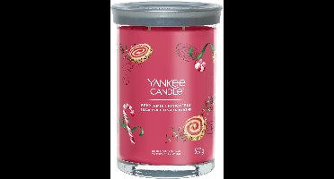 Yankee Candle - Peppermint Pinwheels Large Tumbler Geurkaars - 100 branduren - twee lonten