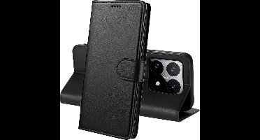 Hoesje Portemonnee voor Xiaomi 15T Zwarte portemonnee met magnetische klep en kaartopslag