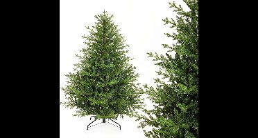Boraboi® Realistische kunstkerstboom van 180 cm met stevige metalen standaard