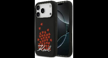 Karl Lagerfeld Siliconen Hoesje Hart Teken Logo Voor Iphone 17 Pro