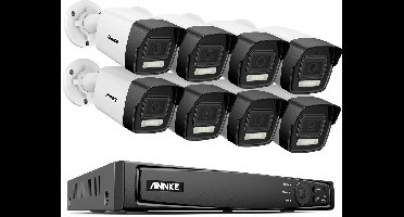 8-kanaals 4K NVR Beveiligingssysteem – Beveiligingscamera Set – IP Camera Systeem – CCTV Bewaking – 8MP Ultra HD – PoE Aansluiting – Nachtzicht 30 Meter – Bewegingsdetectie Met Audio