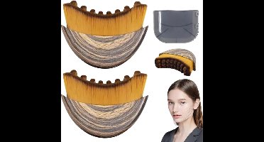 Oneay Set van 2 - Gezichtsmassageborstel, gezichtsmassageapparaat voor lymfedrainage, ergonomisch ontworpen voor nauwkeurig huidcontact en verlichting van vermoeidheid.