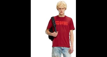 Diesel T Adjust Q7 T-shirt Met Korte Mouwen Rood S Man