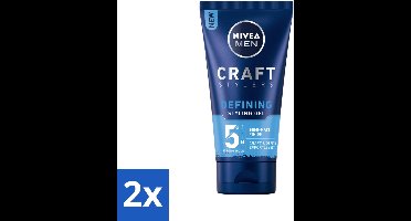 NIVEA MEN - Styling Gel - Matte Finish - 150 ml - Voordeelverpakking - 2 stuks