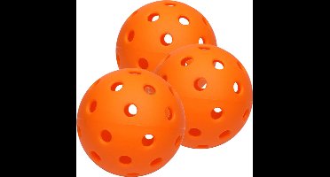 NT Indoor Pickleball Ballen – Set van 3 - Oranje