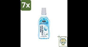 7 x Sence - Fresh Coolmint - Mondwater - Verfrissend - 500 ml - Grootverpakking - Mondwater - Frisse Adem - Koele Mint - Fluoride - Gaatjes Voorkomen