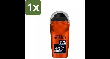 1 x L'Oréal Men Expert Deodorant Roller Thermic Resist 50 ml - Deodorant Roller - Thermic Resist - Anti-transpirant - Zweetbestrijding - Hittebescherming