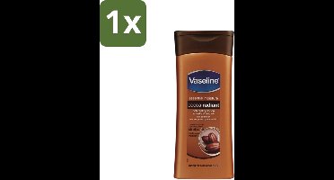 1 x Vaseline - Cocoa - Bodylotion - Voedend & Verzorgend - 400 ml - Bodylotion - Vochtige Huid - Droge Huid - Cacaoboter - Hydraterende Lotion