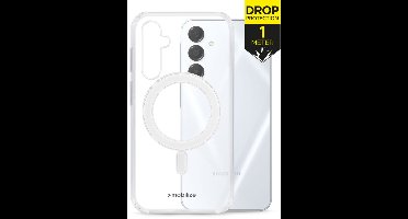 Mobilize Doorzichtig Hoesje geschikt voor Samsung Galaxy A36 MagSafe Telefoonhoesje Hardcase | Mobilize Naked Protection Backcover Shockproof | Geschikt voor MagSafe | Geschikt voor Draadloos Opladen met Magnetische Ring | Geschikt voor MagSafe Case