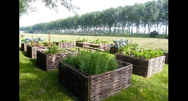 TuinChamp Moestuinbak hazelaar 120x60x60 cm