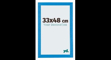 Your Decoration - Puzzellijst 33x48 cm - Helder Blauw - Puzzellijst 500-1000 stukjes - MDF Fotolijst - Mura