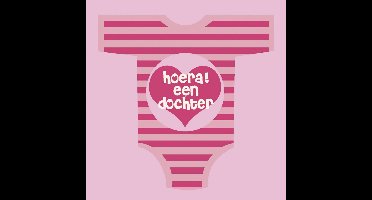 Haza Original Servetten 'hoera Een Dochter' 33 X 33 Cm 20 Stuks