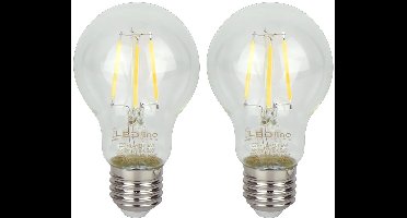 LED line LITE LED Filament Lamp A60 E27 - 4W (vervangt 40W) - 480lm - Ø60mm - 230V - Energiezuinig - 2 stuks
