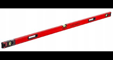 Aluminium Waterpas met Handgreep 150cm - 3 Libellen, Precisie 1mm/m