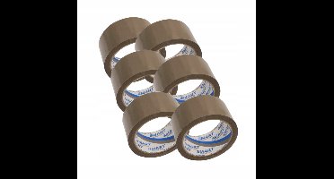 Drizzle Pakkingstape Acryl 48mm x 100m - 6 Rollen