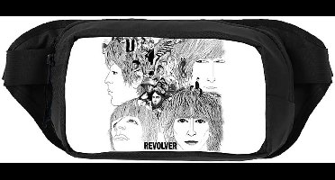 Rocksax The Beatles - Revolver Schoudertas - Wit/Zwart