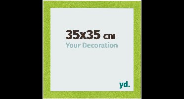 Your Decoration - Fotolijst 35x35 cm - MDF - Groen - Pisa