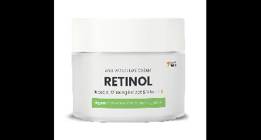 Swedish Nutra Retinol Dagcrème – Intens Anti-Aging & Anti-Rimpel Verzorging – Hydraterend met Vitamine E, Shea Butter, Aloe Vera & Jojoba Olie – Voor Een Gladde en Stralende Huid – 50 ml