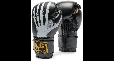 Leone1947 X Iuter Kunstleren Bokshandschoenen Zwart 16 Oz