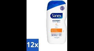 Sanex Douchegel Expert Skin Health Sensitive 400 ml - Voordeelverpakking - 12 stuks