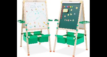 Krijtbord Staand - Stoepbord - Krijtbord Kinderen - Groen en Wit