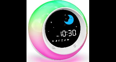 Kinderwekker - Digitale Wekker Slaapkamer - Slaaptrainer Kinderen - Multikleur