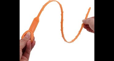 Flexibele Afvoer Verstopping Verwijderaar Slang Gereedschap, Reinigt Haarzelf en Puin Effectief, 52 cm