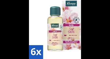 6 x Kneipp - Badolie - Amandelbloesem - Voor droge en gevoelige huid - 100 ml - Badproducten - Badolie - Droge Huid - Gevoelige Huid - Amandelolie