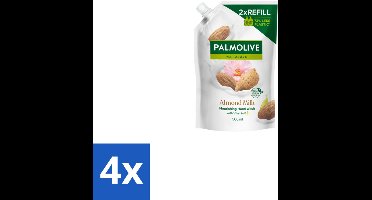 Palmolive – Handzeep Navulling – Naturals Almond Milk – 500 ml - Voordeelverpakking - 4 stuks