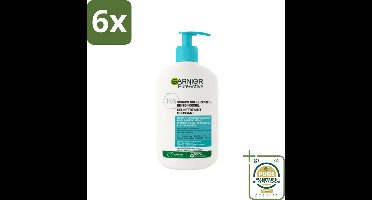 Garnier - Pure Active - Gezichtsreiniger - Hydraterend - 250 ml - Voordeelverpakking - 6 stuks - Garnier Pure Active - Gezichtsverzorging
