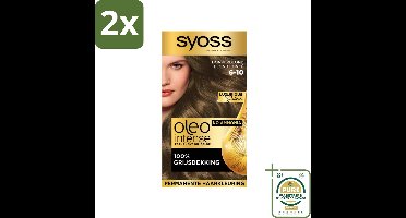 Syoss Oleo Intense - Haarverf - 6-10 - Donkerblond - 115ml x 2