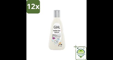 Guhl – Shampoo – Panthenol+ Repair – 250 ml - Voordeelverpakking - 12 stuks - Hydratatie haar - Herstel shampoo