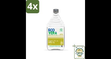 Ecover - Afwasmiddel Essential - Kamille - 950 ml - Voordeelverpakking - 4 stuks - Plantaardige formule - Kamille