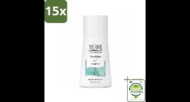 15 x Therme - Sensitive 24H Spray - Product - Verzorgend - Verfrissend - 75ml - Grootverpakking - Anti-transpirant - Deodorant - Gevoelige Huid - 24 Uur Bescherming - Verzorgende Deodorant
