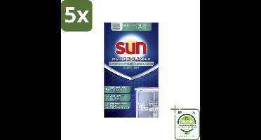 5 x Sun - Machinereiniger - Voor de vaatwasmachine - 3 Dosissen - Grootverpakking - Vaatwasmachine Reiniger - Vet En Kalk Verwijderen - Vaatwasmachine Onderhoud - Vaatwasmachine Filter Reinigen - Vaatwasmachine Sproeiarm Reinigen