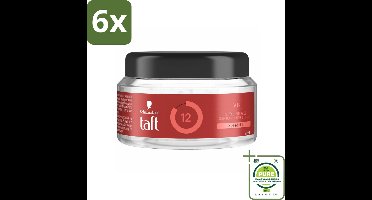Taft - V12 - Styling Gel - Supersnelle fixatie - 250 ml - Voordeelverpakking - 6 stuks - Haar gel - Taft V12
