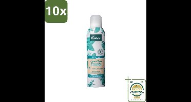 10 x Kneipp - Douche schuim - Goodbye Stress - Watermunt & Rozemarijn - 200 ml - Grootverpakking - Douche Foam - Stress Verlichting - Watermunt En Rozemarijn - Verfrissend Schuim - Natuurlijke Geur