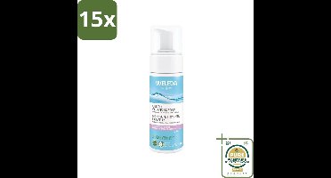 15 x WELEDA - Reinigingsmousse - Mild - 150 ml - Grootverpakking - Weleda Reinigingsmousse - Milde Reiniging - Natuurlijke Reiniging - Huidverzorging - Gezichtsreiniging