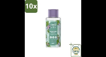 10 x Andrélon - Pro Nature - Rosemary Refresh - Shampoo - 400 ml - Grootverpakking - Rosemary Shampoo - Natuurlijke Shampoo - Frisse Shampoo - Sulfatenvrij Shampoo - Siliconenvrij Shampoo