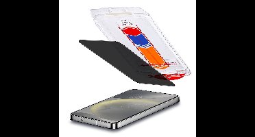 Accezz Screen protector - Geschikt voor Samsung Galaxy S24 / S25 - Gehard Glas Privacy Screenprotector + Applicator